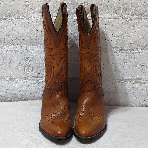 ~~SOLD~~Texas Brand Leather Boots - Picture 3 of 7